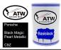 Preview: Porsche, Black Magic Pearl Metallic, C9Z: 500ml Lackdose, von ATW Autoteile West.